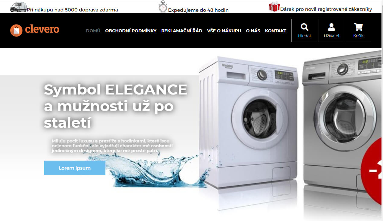 Clevero Easy - šablona e-shopu