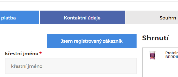 registrace